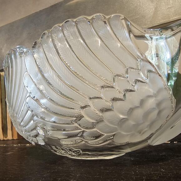 Mikasa Walther Crystal Swan Serving Bowl - West Germany 1970-1980 - Picture 6 of 10